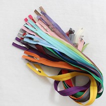 70cm 3호코일지퍼 캔디팝 잠바지퍼 26컬러 부자재, 16 블루
