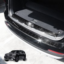 유투카 모하비 더마스터 트렁크 가드 범퍼 패드 튜닝 용품 기스 방지, 02.범퍼 패드 블랙 19년이후