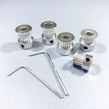 2GT 타이밍 풀리 타이밍벨트 GT2 톱니 기어 3D 프린터 DIY 내경 5mm 8mm 벨트사이즈 6mm 10mm, 2GT-16T-5B-6mm, 1개