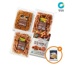 [KT알파쇼핑]청정원 리치부어스트 3종/칼집비엔나 1.5kg +증정 대게와 랍스터볶음밥, 오리지널1.5kg +(증정)