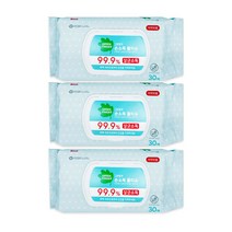 그린핑거 손소독 물티슈 캡형 30매(리뉴얼) x 3개