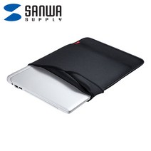 SANWA IN-WETSL15BK 노트북 슬립 인 파우치(15.6