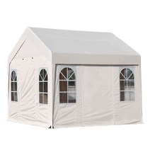 근로자 쉼터 휴게실 흡연장 바람막이 간이 대기실, 2mx2m (베이지/캐노피만있음)