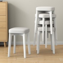 테이블 식탁 의자 등받이없는 튼튼한 편한 주방, K