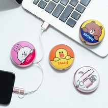 1+1 라인프렌즈 원형 케이블, 8PIN 코니, 8PIN 코니