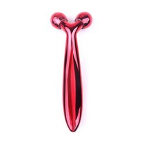 옆광대 얼굴비대칭 얼굴경락기구 리프팅 턱살 얼굴마사지기구 페이스롤러 괄사 얼굴붓기빼는법 3D 롤러 마사지 페이셜 핸드 헬드 Y 모양 링클 리무버 페이스 리프트 전신 릴랙스 360, 04-Y Roller red_01-협력사