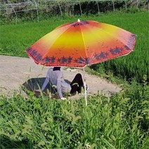 AXO657152심플 비치 파라솔/낚시파라솔/간편파라솔, 레드비치