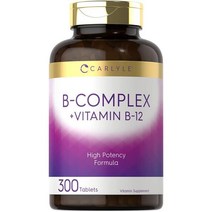 Carlyle 비타민 B12가 포함된 B컴플렉스 300정