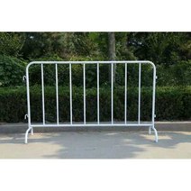 바리케이트 가드레일 안전 울타리 농막 미술관 행사장 도로 분리대 안전 제일 철제 울타리 주문 제작 펜스, 1.2m x 2m 화이트, 1개