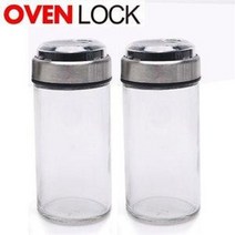 오븐락 양념통 2P 90ml (소금 후추 설탕 조미료통 오일통 유리병 양념병)