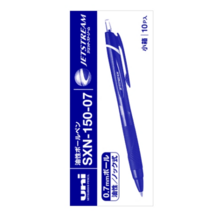 유니 제트스트림 유성볼펜 0.7mm SXN-150-07, 블루, 30개