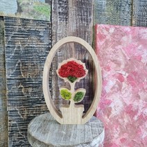 스칸디아모스 카네이션 한반도농원 감사의달 선물 한송이바구니 카네이션액자, 1구받침 커플피규어, 시클라멘