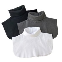 kc인증 성인용 국산 페이크 목폴라 3종세트 화이트+챠콜+블랙 남성 남자 여성 여자