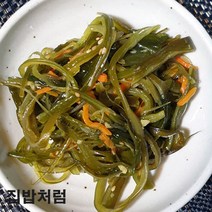 [집밥처럼 미역줄기볶음] 식이섬유가 풍부하고 쫄깃쫄깃 오독오독 부드럽게 볶아 간편하게 먹을 수 있는 엄마손맛 가정식 밑반찬, 1팩, 150g