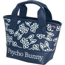 156791 골프토트백 사이코 버니 PSYCHO BUNNY 라운드 액세서리 모노그램 GOLF 라운드 가방 네이비 30