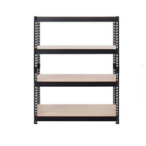 [스피드랙] 1200x400x1800 4단 다용도/베란다 조립식 철제선반 베스트규격, 화이트