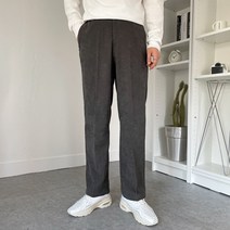 남자 골덴 코듀로이 일자 세미와이드 반밴딩 슬랙스 바지(5COLOR)
