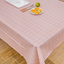 케이프타운 야외 캠핑 방수 테이블보, 137*90 cm, 핑크