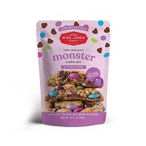 1+1 Miss Jones Baking Monster 쿠키 믹스 글루텐 프리 25% 추가 초콜릿 50% 저당, 10.57온스(6개들이 팩)
