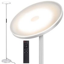 거실 장스탠드 북유럽스타일 미국 outon 플로어 램프 30w 2400lm led 현대 토치에르 스카이 램프 4색 온도의 밝은 스탠딩 램프 무단 조광기 원격 터치 제어 거실, 은회색