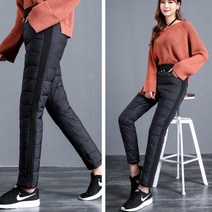 깃털패딩 패딩/패딩바지 오리털패딩 기모바지 여성패딩바지