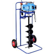 땅파는기계 항타기 해머 타격봉 고추대 함마 쇠스랑, 페달 카 4행정 150cc 30cm 드릴용 날