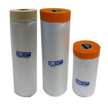 오성 카바링 테이프 65cm 90cm 150cm 240cm 커버링 마스킹 비닐 페인트 도색 인테리어 보양, 폭240cm