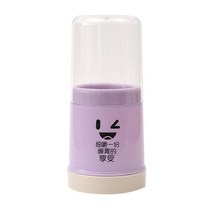 물빠짐 수저통 3구 3단 모던 심플 고급 수저꽂이 정리함, 노르딕 퍼플 (뚜껑 방진 모델)
