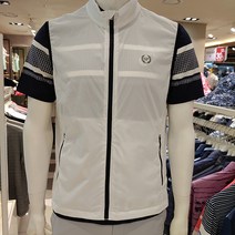 임페리얼 슈페리어 골프웨어 선물 운동 부모님 주머니 쿨 자외선차단 여름 심플 데일리 방수 남자 ICBV201 화이트/네이비 집업 스트라이프 여름 조끼