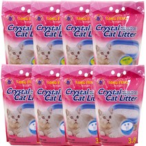 [도그씨] 룽펑 크리스탈 실리카겔 모래/무향/라벤다향/3.8Lx8개