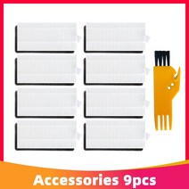 Ichos Create NetBot S15 Neatsvor X500 Pro 로봇 청소기 메인 사이드 브러시 Hepa 필터 걸레 천 부품, Set H