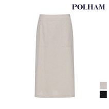 [AK PLAZA] [폴햄]여성 코튼 린넨 밴딩 롱 스커트 (PHB2RR2020)