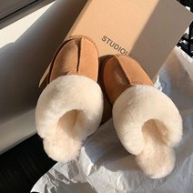 tsintnl 여성 방한 털슬리퍼 키높이 어그슬리퍼 실내실외