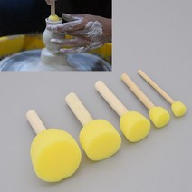 도자기 공예 도구 세트 5개/몫 세라믹 스폰지 막대 물 흡수 조각 꽃 Diy 도자기 예술 도구, 01 as photos