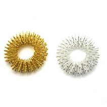 손마사지기 손가락 마사지 링 침술 건강 관리 바디 긴장 완화 손 체중 감량 핸드 5 개, [01] 5PCS - GOLD