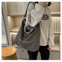 브아지루 심플 캔버스 여성 에코백