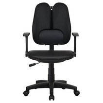 이편한의자 마블 3002 메쉬 의자, 블랙