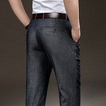 대형 청바지 남성용 편안한 캐주얼 스트레치 텐셀 청바지 2021 SUMMER NEW ARRIVALS 얇은 편안한 비즈니스 데님 바지