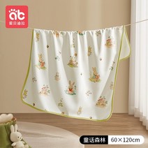 유아거실매트 기저귀 패드 아기 방수 빨 여름 통기성 세탁 생리 숙모 대형 매트리스 크기, 60×120 동화의 숲 항균 프리미엄 시리즈, 0x0cm