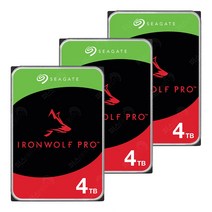 씨게이트 아이언울프 Pro 4TB ST4000NT001 (3 Pack) 5년 보증