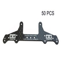 강아지낮은유모차 탄소 섬유 레터링 리딩 플레이트 프론트 스타일 RC 미니 4WD 타미야 자동차, 3.A Style 50 pcs