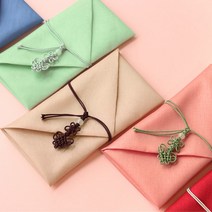 나비매듭 예단보 예단비 봉채비 예단봉투, 모래색