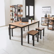 철제책상 사무용 회의테이블 1200 1500 1800 2000 2100, TS-04/1200*800블랙프레임/차콜