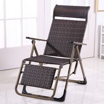 썬베드 야외 의자 라탄 발코니 테라스 비치 체어 벤치 실외 접이식 낮잠 팔걸이, 럭셔리 와이드 헤드레스트 리클라이너