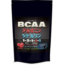 JAY&CO. 무첨가 인공 감미료 BCAA + 아르기닌 & 시트룰린 국내 제조 (애플 200g) JAY&CO. 無添加人工甘味料 BCAA + アルギニン & シトルリン 国内製造 (ア