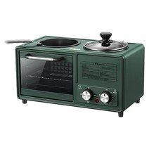다기능 전기 오븐 전기 레인지 8L, 그린