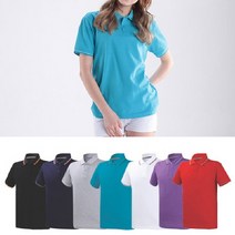 코지 여성 반팔 스프라이트 세미 캐주얼 반팔 카라티