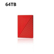 휴대용 외장 하드 드라이브 1TB 2TB 4TB 16TB c타입 USB 2023 고속 8TB 노트북 용 저장 디스크 3.1 년 신제품, 64TB red