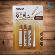 오공 우드픽스 어두운색 마루 흠집 제거 보수, 1개