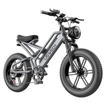 전기 팻바이크 스쿠터 산악 로드바이크 오토바이 자토바이 20인치, 상세 페이지 참고, 12A 500모터/통합 휠/유압/블랙